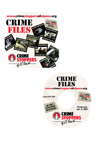 Crime Files Label sample